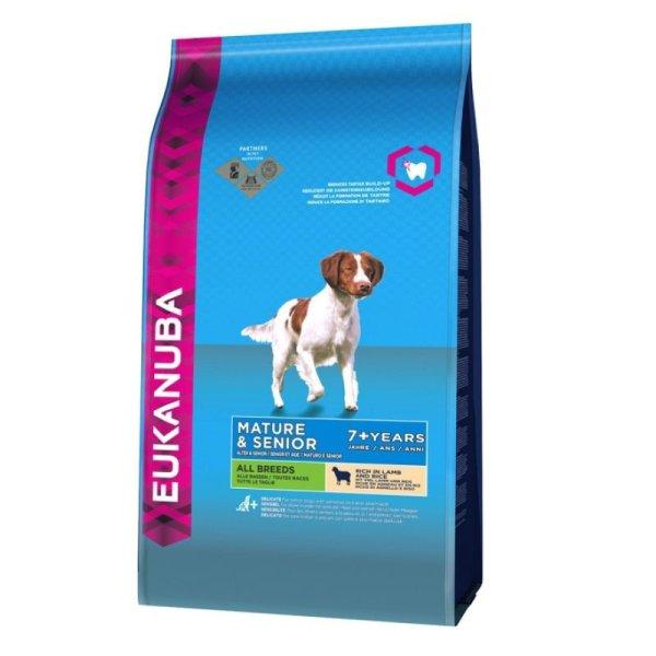 Eukanuba Mature & Senior Lamb & Rice kutyatáp 2,5kg