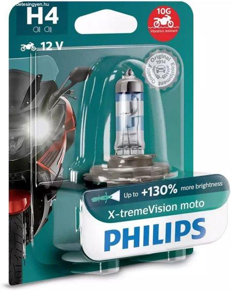  PHILIPS X-tremeVision Moto 12342XV+BW Izzó, távfényszóró- csomagplás
sérült