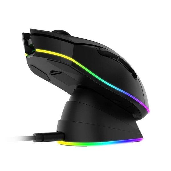 Dareu EM901X vezeték nélküli játék egér + töltőállomás RGB 2.4 G
600-6000 DPI (fekete)