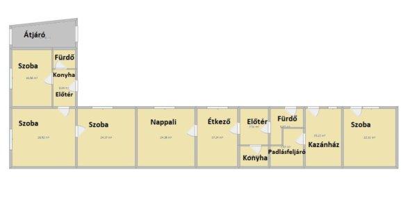 Eladó 139 nm-es Felújítandó Családi ház Jánossomorja