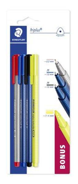 Vegyes írószer készlet, 4 darabos, STAEDTLER "Triplus® multi set
34P1"