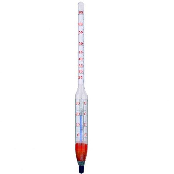 Hőmérős szeszfokoló 25-65% V/V (47cm)