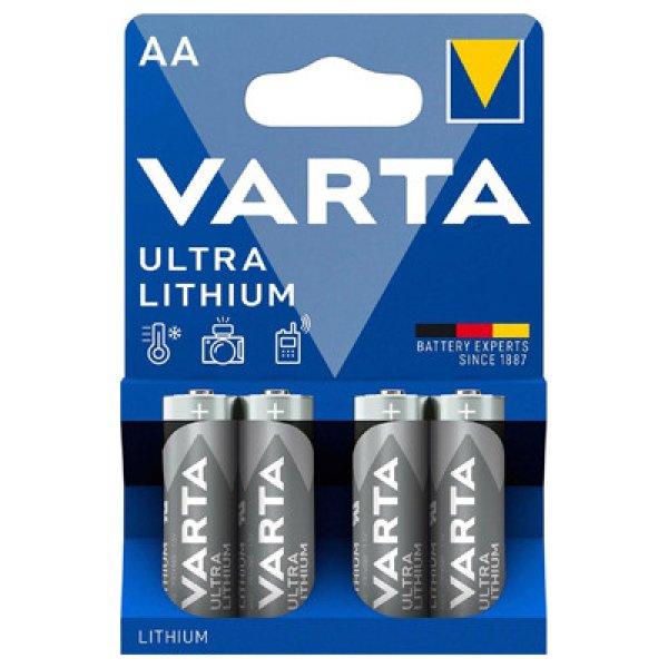 Varta Ultra Lithium AA / Mignon akkumulátor 4 darab