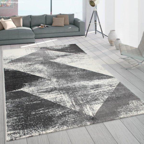 Bali modern design szőnyeg geometriai mintával - antracit 120x170 cm