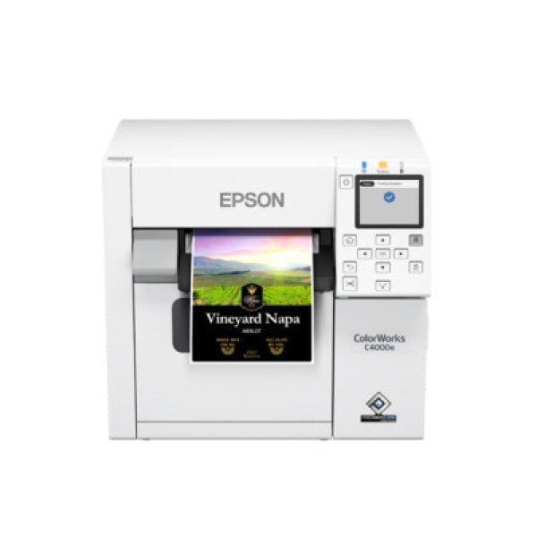 Epson C4000e (bk) Színes Címkenyomtató►(Színes, Tintasugaras, csak
nyomtat, Hálózatos,)