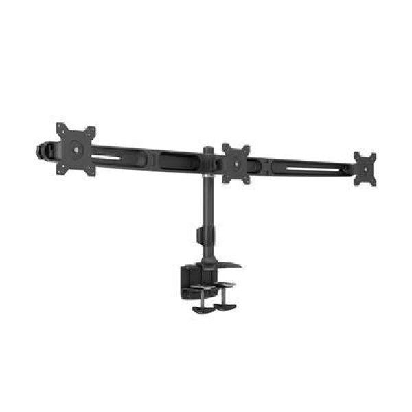 MULTIBRACKETS Asztali konzol (3 képernyős rögzítőkar), M VESA Desktopmount
Triple Desk Clamp 15-24" (max.VESA:100x100mm)