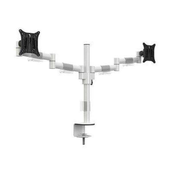 MULTIBRACKETS Asztali konzol (2 képernyős), M VESA Deskmount Officeline Dual
White (15-30", max.VESA: 100x100 mm, 8 kg)