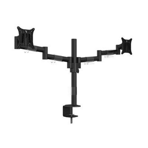 MULTIBRACKETS 2 karos asztali konzol, M VESA Deskmount Officeline Dual Black
(15-30", max.VESA: 100x100 mm, 7 kg)