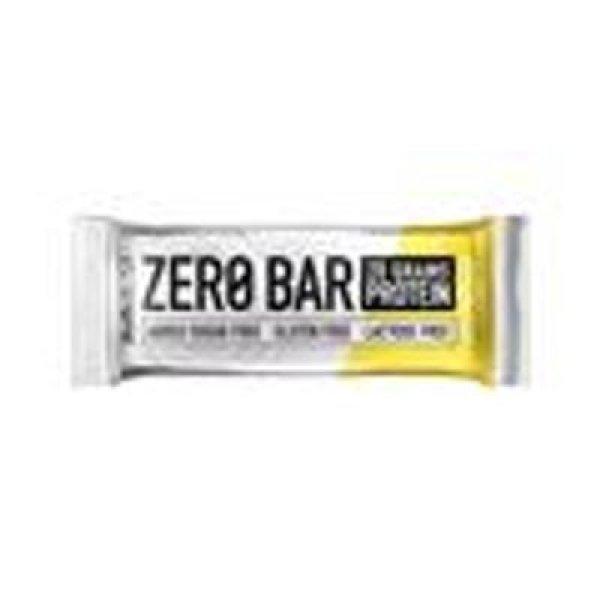 Fehérjeszelet, gluténmentes, 50g, BIOTECH USA "Zero Bar",
csokoládé-banán