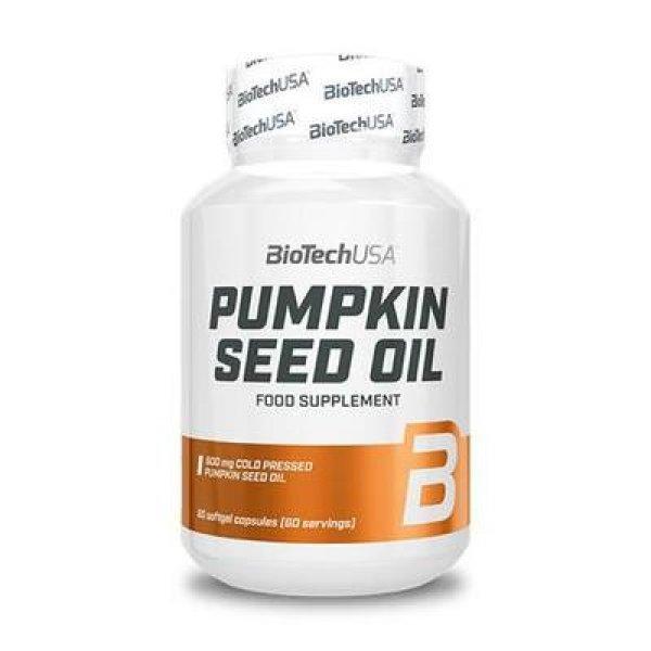 Étrend-kiegészítő tabletta, 60 tabletta, BIOTECH USA "Pumpkin Seed
Oil"