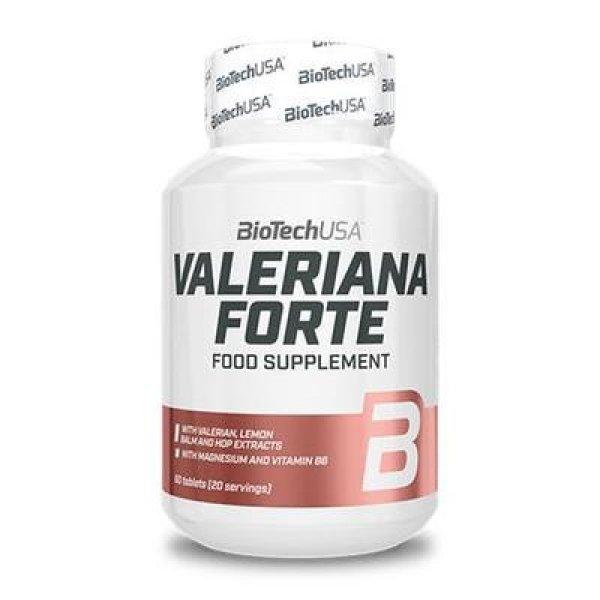 Étrend-kiegészítő tabletta, 60 tabletta, BIOTECH USA "Valeriana
Forte"