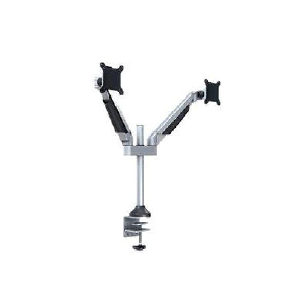 MULTIBRACKETS 2 karos asztali konzol, M VESA Gas Lift Arm Dual Silver
(15-32", max.VESA: 100x100 mm, 10 kg)