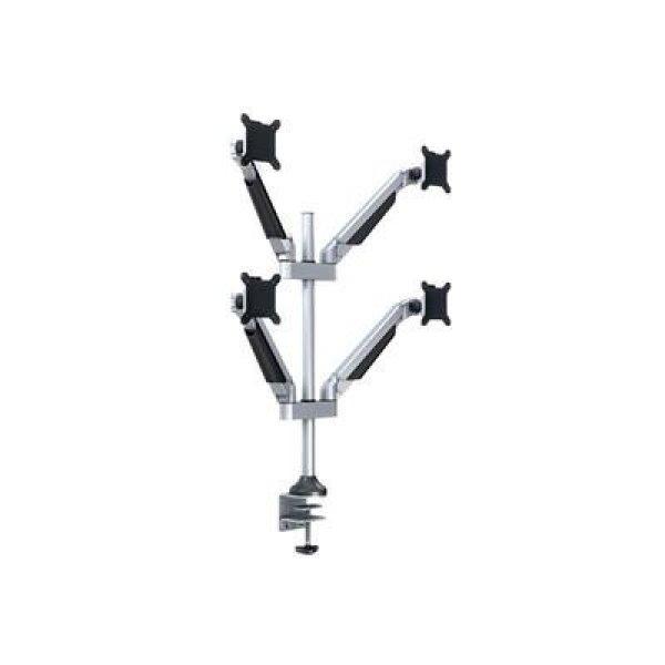 MULTIBRACKETS 4 karos asztali konzol, M VESA Gas Lift Arm Quad Silver
(15-32", max.VESA: 100x100 mm, 10 kg)