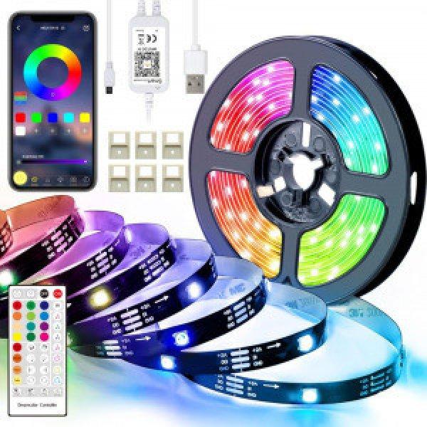 Eteenly 5 méteres RGB LED szalag