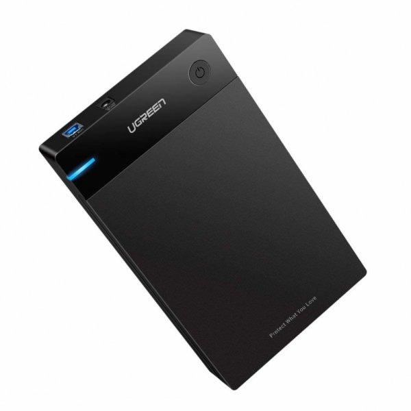 UGREEN Külső 3.5 SATA USB 3.0 HDD ház (fekete)