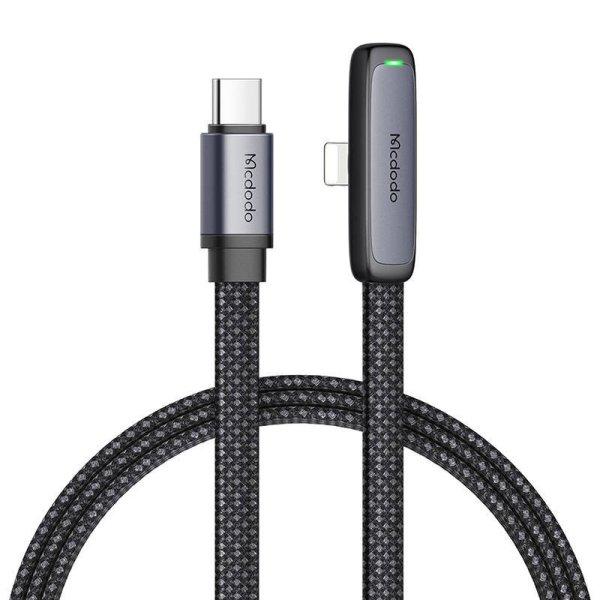 USB-C és villámszögű kábel Mcdodo CA-3351, 1,8 m (fekete)