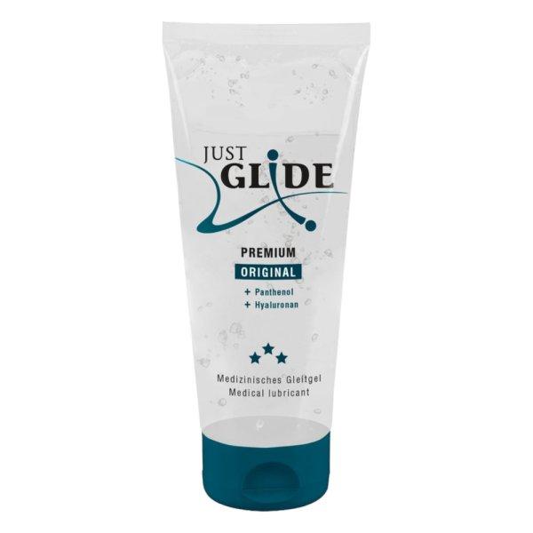 Just Glide Premium Original vegán, vízbázisú síkosító - 200 ML