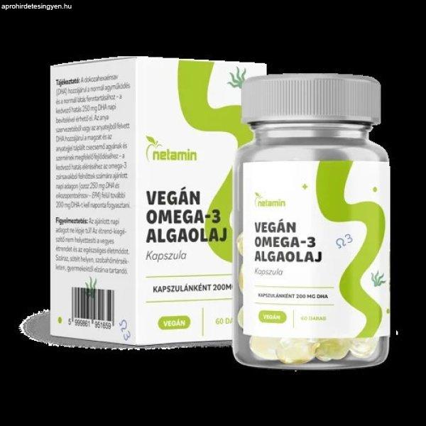 Netamin Vegán Omega-3 Algaolaj kapszula 60x