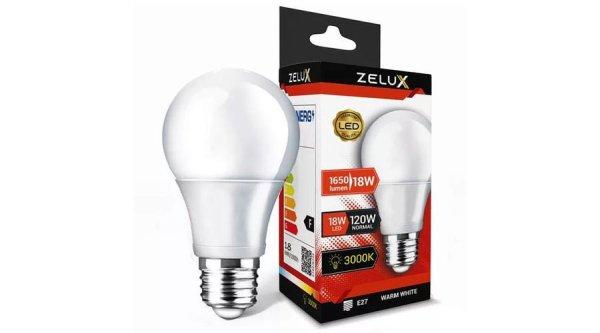 Zelux Led Globe 18W E27 3000K Gömb Izzó