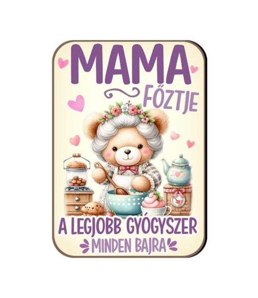 Fa hűtőmágnes, Mama főztje a legjobb gyógyszer minden bajra