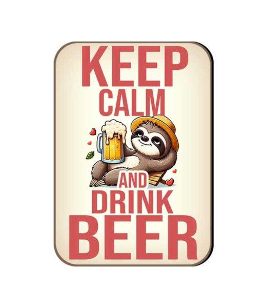 Fa hűtőmágnes, Keep Calm and Drink Beer