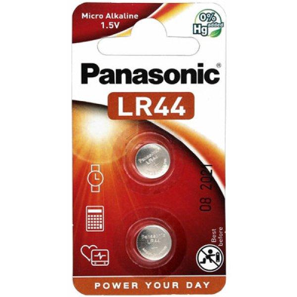 Panasonic gombelem LR44 2 db