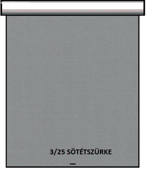 Roletta - Fényzáró, alupigmentált, rugós mozgatással, 100*100 cm-es
méretben, sötétszürke színben