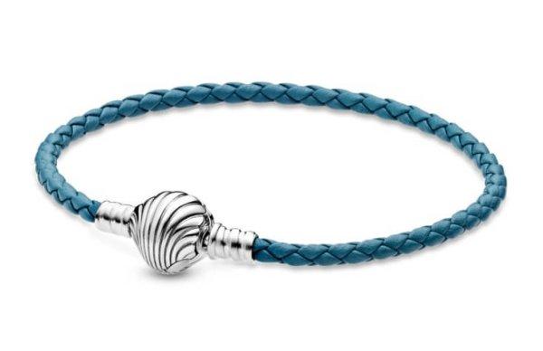 Pandora Türkiz bőr karkötő kagylóval Moments
598951C01 20 cm