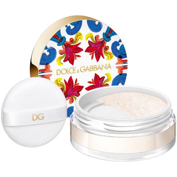 Dolce & Gabbana Laza púder Solar Glow (Translucent Loose Setting Powder) 10
g 01 Crystal