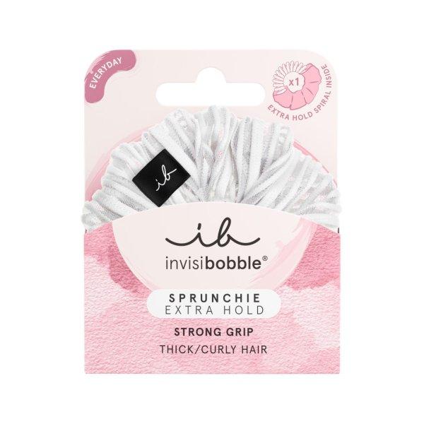 Invisibobble Hajgumi Sprunchie Extra Hold Pure White