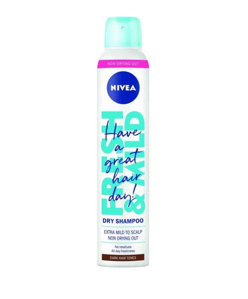 Nivea Száraz sampon sötét hajra (Dry Shampoo Dark Tones) 200 ml