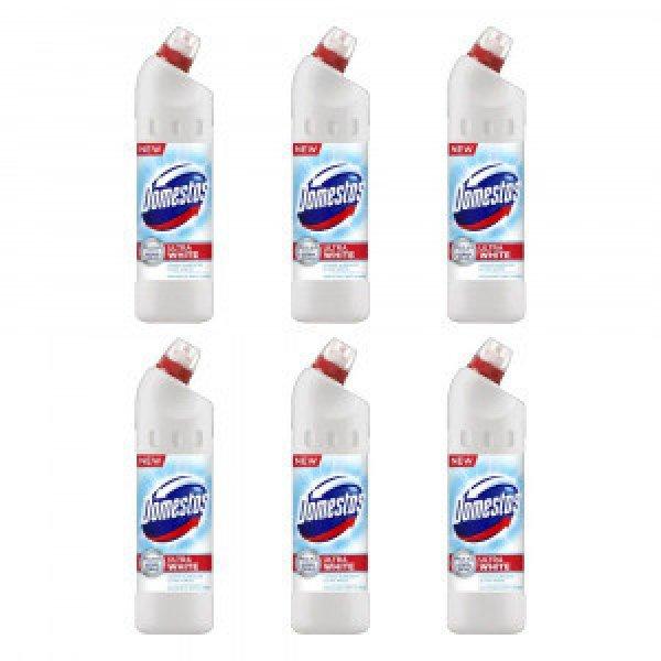 6db Domestos fertőtlenítő 24h Plus White Shine 6x750 ml