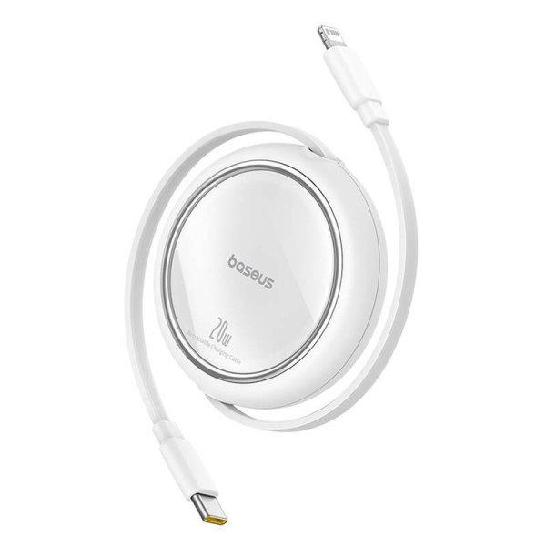 Baseus Free2Pull USB-C kábel iP 20W-ig (fehér)