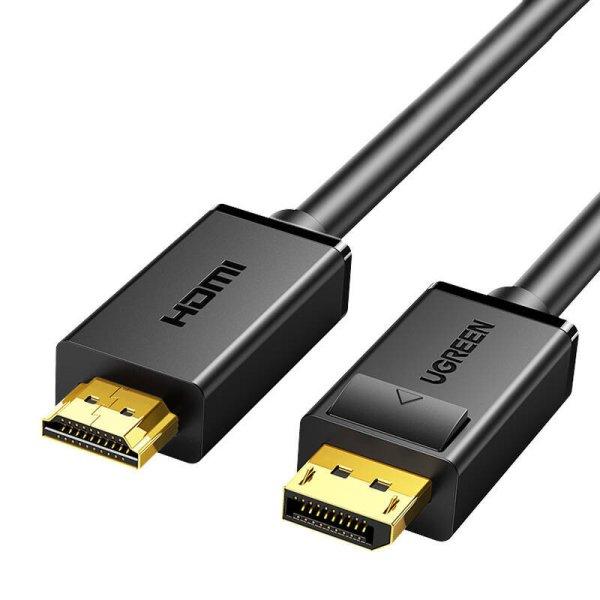 UGREEN DP101 DisplayPort-HDMI kábel, FullHD 1,5 m (fekete)