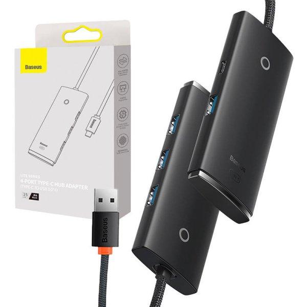 USB 4 portos USB-C hub (25 cm)