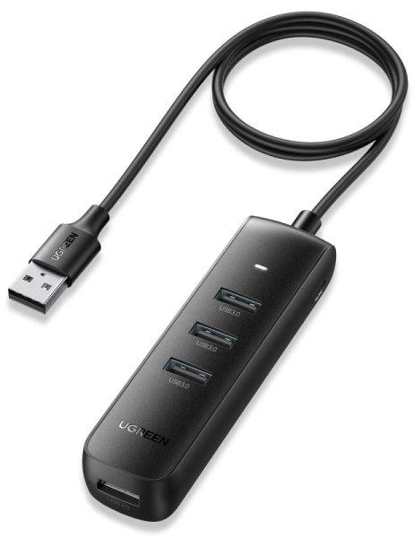 UGREEN CM416 4 az 1-ben USB-4x USB adapter 1m (fekete)