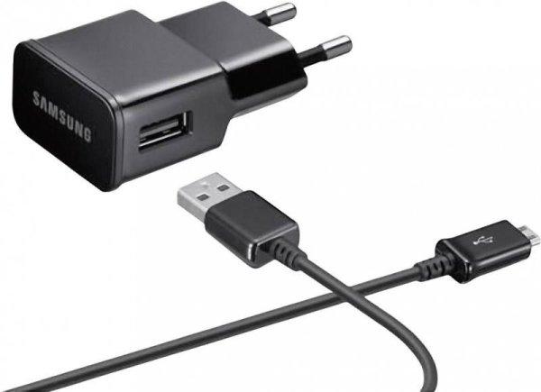 Samsung gyári hálózati fekete töltőfej 2A (ETAU90EBE) 10W USB - MicroUSB
adatkábellel 1m ECB-DU5ABE, ECB-DU4ABE