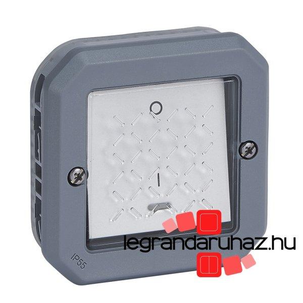 Legrand Plexo 55 kétpólusú kapcsoló ellenőrzőfénnyel 16A, szürke,
Legrand 069528L