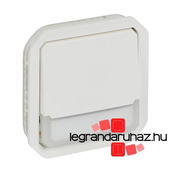 Legrand Plexo 55 váltóérintkezős nyomó jelzőfénnyel, címketartóval 10A,
fehér, Legrand 069634L