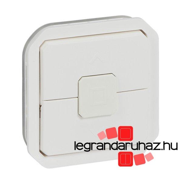 Legrand Plexo 55 redőnynyomó elektronikus vezérlésű motorokhoz (3
állású) 6A, fehér, Legrand 069638L