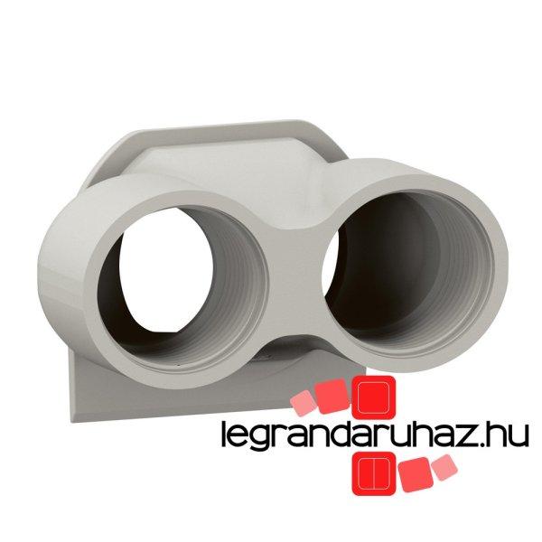 Legrand Plexo 55 tömszelence 2 bemenettel PG16, szürke, Legrand 069650L