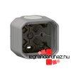 Legrand Plexo 55 falon kvli 1-es doboz, membrnos, szrke,
