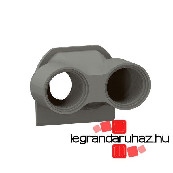 Legrand Plexo 55 tömszelence 2 bemenettel ISO20, antracit, Legrand 069673L