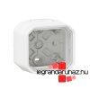 Legrand Plexo 55 falon kvli 1-es doboz, membrnos, fehr, 
