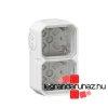 Legrand Plexo 55 falon kvli 2-es doboz, membrnos, fehr, 