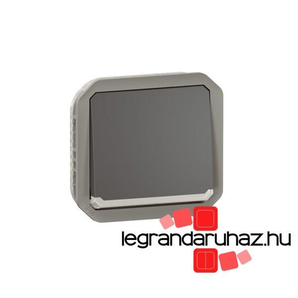 Legrand Plexo 55 váltókapcsoló ellenőrzőfénnyel 10A, antracit, Legrand
069802L