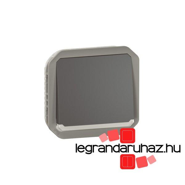 Legrand Plexo 55 egypólusú nyomó jelzőfénnyel 10A, antracit, Legrand
069813L