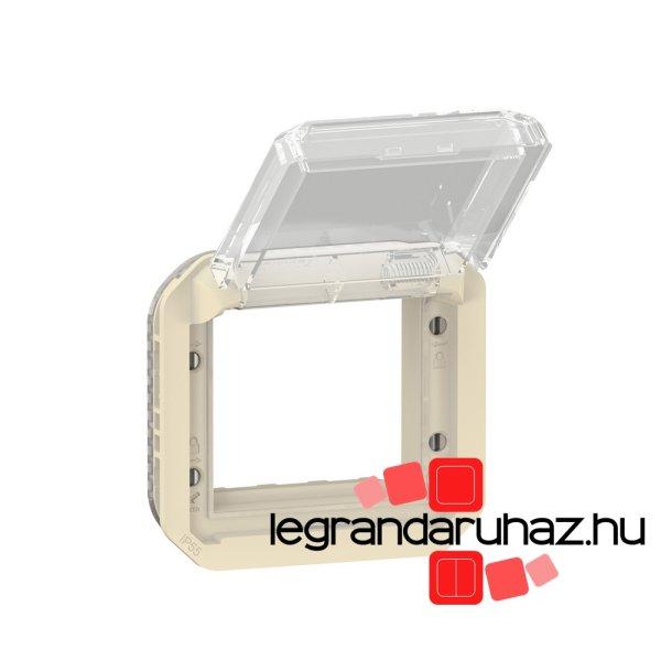 Legrand Plexo 55 Program Mosaic adapter füstszínű csapófedéllel,
elefántcsont, Legrand 069838L