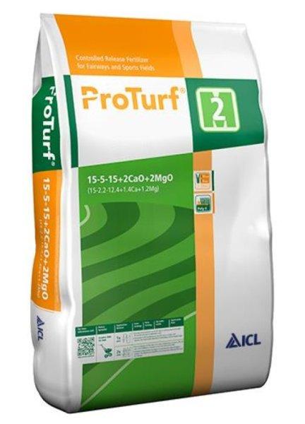 ProTurf 15+05+15+2,4MgO+2,4CaO/2 hónapos/25kg/30g-m2/830m2 gyeptrágya