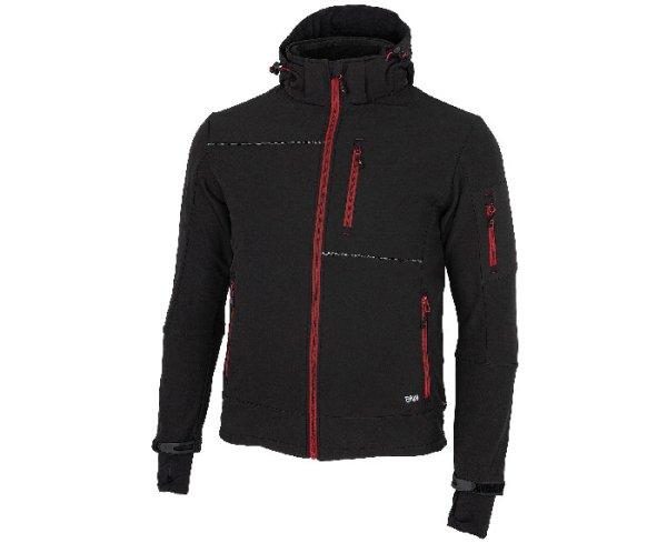 BENNON softshell dzseki RUFUS fekete/piros